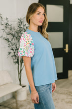 Load image into Gallery viewer, High Expectations Contrast Puff Sleeve Blouse
