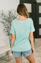 Load image into Gallery viewer, I Don't Have to Choose V-Neck Tee in Mint

