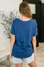 Load image into Gallery viewer, I Don't Have to Choose V-Neck Tee in Navy
