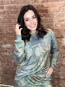 Gone Camo Lounge Set