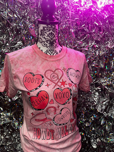 Howdy Valentines Graphic Teeshirt