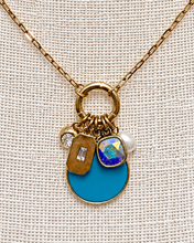 Load image into Gallery viewer, Turquoise Skies Charm Necklace
