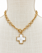 Load image into Gallery viewer, Grace &amp; Gold Cross Necklace

