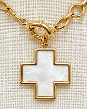 Load image into Gallery viewer, Grace &amp; Gold Cross Necklace
