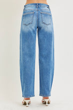 Load image into Gallery viewer, Paisley Embroidered Barrel Jeans

