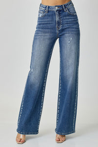 Molly High-Rise Wide Leg Jeans by Risen