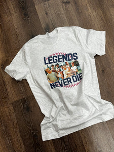 Legends Never Die  Graphic Tee (Youth and Adult)
