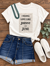 Load image into Gallery viewer, Johnny &amp; June Graphic Tee
