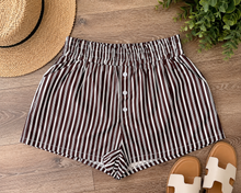 Load image into Gallery viewer, Coffee Run Striped Boxer Shorts
