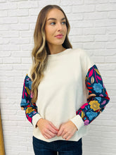 Load image into Gallery viewer, Sing a Melody Floral Sleeve Top
