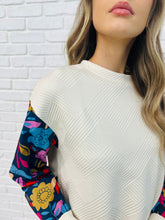 Load image into Gallery viewer, Sing a Melody Floral Sleeve Top
