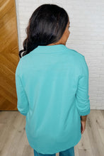 Load image into Gallery viewer, I&#39;m Really That Gal Open Front Blazer in Aqua
