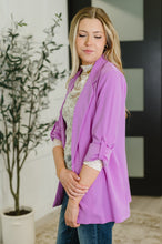 Load image into Gallery viewer, I&#39;m Really That Gal Open Front Blazer in Orchid Glow
