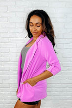 Load image into Gallery viewer, I&#39;m Really That Gal Open Front Blazer in Orchid Glow
