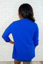 Load image into Gallery viewer, I&#39;m Really That Gal Open Front Blazer in Royal Blue
