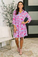 Load image into Gallery viewer, Inspire Collared Dress in Pink Paisley
