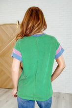 Load image into Gallery viewer, It's an Ego Thing Cable Ribbed Knit Top in Kelly Green
