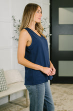 Load image into Gallery viewer, Just Give In Ribbed Knit Tank in Navy
