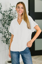 Load image into Gallery viewer, PREORDER: Crinkle Wove V-Neck Blouse in Four Colors
