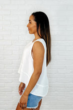Load image into Gallery viewer, Keep it Cool or Crash Out Tank in Off White
