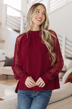 Load image into Gallery viewer, Lace on My Sleeves Blouse
