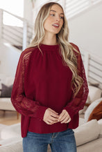 Load image into Gallery viewer, Lace on My Sleeves Blouse
