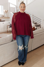 Load image into Gallery viewer, Lace on My Sleeves Blouse
