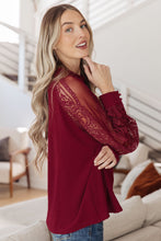 Load image into Gallery viewer, Lace on My Sleeves Blouse
