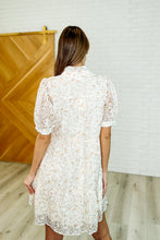 Load image into Gallery viewer, Lace to the Party High Neck Dress in Ivory Multi
