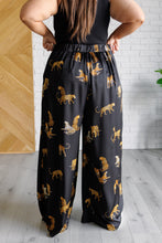 Load image into Gallery viewer, Legendary in Leopard Satin Wide Leg Pants
