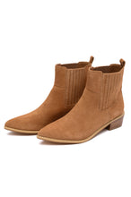 Load image into Gallery viewer, Leonor Suede Ankle Boot in Tan
