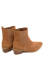 Load image into Gallery viewer, Leonor Suede Ankle Boot in Tan
