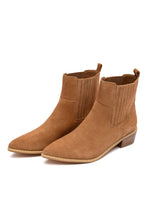 Load image into Gallery viewer, Leonor Suede Ankle Boot in Tan
