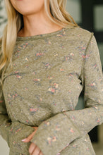 Load image into Gallery viewer, Literally Obsessed with Me Long Sleeve Top in Olive
