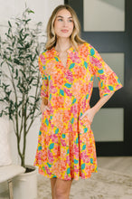 Load image into Gallery viewer, Lizzy Sunday Dress in Leaf Multi Floral- 7/20/2026
