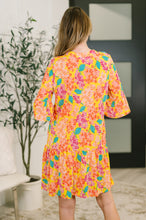 Load image into Gallery viewer, Lizzy Sunday Dress in Leaf Multi Floral- 7/20/2026
