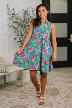 Load image into Gallery viewer, Lizzy Three Tier Tank Dress in Large Ditsy Floral

