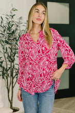 Load image into Gallery viewer, Lizzy Top in Pink Paisley
