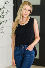 Load image into Gallery viewer, Mellow Muse Relaxed Knit Tank in Black
