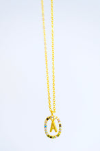 Load image into Gallery viewer, Mi Amor Gold Dipped Initial Necklace
