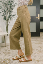 Load image into Gallery viewer, Nancy High Waist Wide Leg Ankle Jean with Vintage Front Yoke
