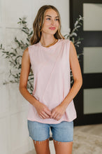 Load image into Gallery viewer, New Normal Pleat Detail Sleeveless Top in Pink
