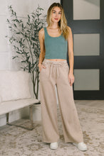 Load image into Gallery viewer, Nights Like This High Waist Palazzo Sweats in Ash Mocha
