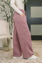 Load image into Gallery viewer, Nights Like This High Waist Palazzo Sweats in Light Rose
