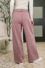Load image into Gallery viewer, Nights Like This High Waist Palazzo Sweats in Light Rose
