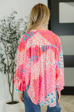 Load image into Gallery viewer, No Hesitation Mixed Print Blouse
