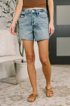 Load image into Gallery viewer, Paige High Waist Rigid Magic Cutoff Short Raw Side Seams
