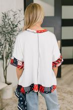 Load image into Gallery viewer, Pretty Prideful Patchwork Detail Top
