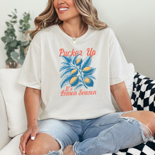 Load image into Gallery viewer, Pucker Up It's Lemon Season Graphic Tee
