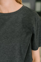 Load image into Gallery viewer, Rest Assured Basic Relaxed Tee in Charcoal
